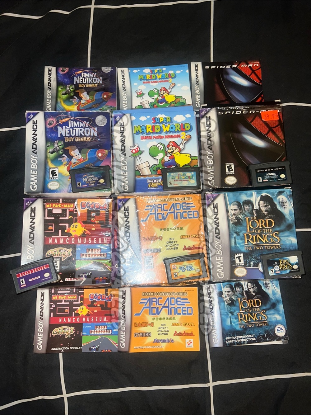 Nintendo Game Boy Advance games bundle